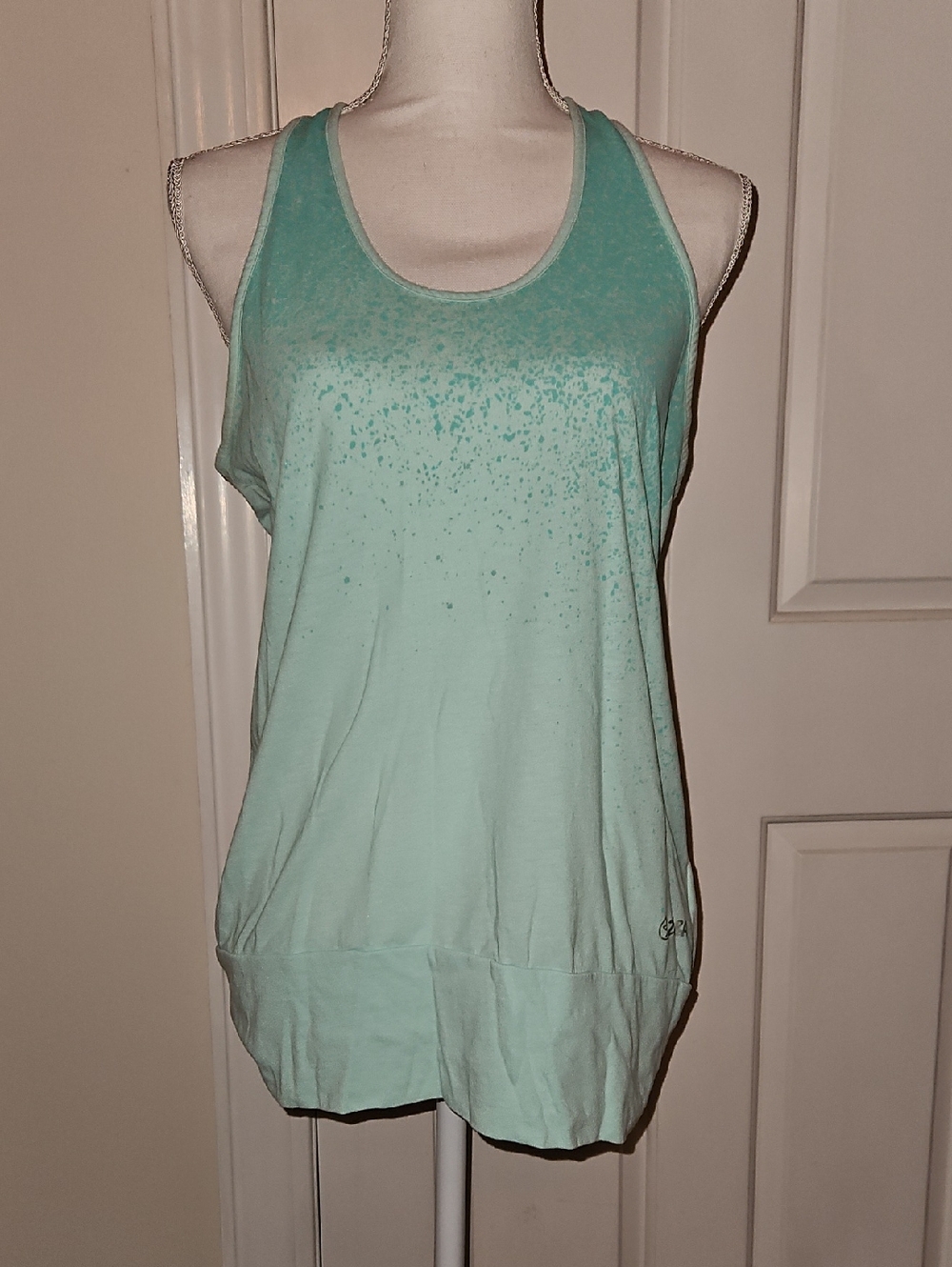 Zumba Mint Ombre Racerback Tank Top